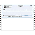 Custom Continuous Multipurpose Voucher Checks For MECA®, 9 1/2" x 7", Box Of 250
