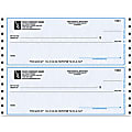 Custom Continuous Multipurpose Draft Checks For MECA®, 9 1/2" x 3 1/2", Box Of 250