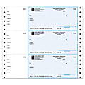 Custom Continuous Multipurpose Wallet Checks For 9 1/2" x 2 5/6", MECA®, 9 1/2" x 2 5/6", Box Of 250 1 thumbnail image