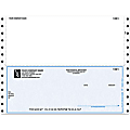 Custom Continuous Multipurpose Voucher Checks For Business Works®, 9 1/2" x 7", Box Of 250