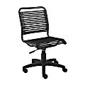 Eurostyle Allison Bungie Low-Back Commercial Office Chair, Black/Graphite