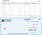 Continuous Accounts Payable Checks For RealWorld®, 9 1/2" x 7", 2-Part, Box Of 250, AP28, Bottom Voucher 1 thumbnail image