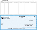 Continuous Accounts Payable Checks For Sage Peachtree®, 9 1/2" x 7", 2-Part, Box Of 250, AP34, Bottom Voucher