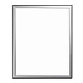 Azar Displays Non-Magnetic Dry-Erase Whiteboard, Melamine, 24" x 18", Silver Aluminum Frame
