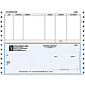 Custom Continuous Accounts Payable Checks For MAS90/MAS200/MAS500®, 9 1/2" x 7", 2-Part, Box Of 250