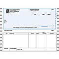 Continuous Accounts Payable Checks For RealWorld®, 9 1/2" x 7", 2-Part, Box Of 250, AP83 Top Voucher