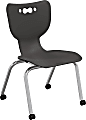 MooreCo Hierarchy No Arms Casters Chair, Black 1 thumbnail image