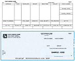 Custom Continuous Payroll Checks For DACEASY®, 9 1/2" x 7", 2-Part, Box Of 250 1 thumbnail image