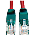 Tripp Lite Cat5e 350 MHz Crossover Molded (UTP) Ethernet Cable (RJ45 M/M) PoE Red 10 ft. (3.05 m) - 10 ft Category 5e Network Cable  - N010010RD 1 thumbnail image