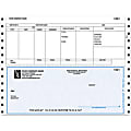 Continuous Payroll Checks For RealWorld®, 9 1/2" x 7", 2-Part, Box Of 250, CP64, Bottom Voucher 1 thumbnail image