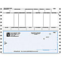 Custom Continuous Payroll Checks For Sage Peachtree®, 9 1/2" x 7", 2-Part, Box Of 250 1 thumbnail image