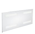 Azar Displays Acrylic Horizontal Wall-Mount Sign Holders, 6"H x 16"W x 3/8"D, Clear, Pack Of 10 Holders 1 thumbnail image