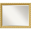 Amanti Art Versailles Wall Mirror, 25 7/8"H x 31 7/8"W, Gold