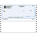 Custom Continuous Multipurpose Voucher Checks For M.Y.O.B®, 9 1/2" x 7", 2-Part, Box Of 250