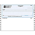 Custom Continuous Multipurpose Voucher Checks For MECA®, 9 1/2" x 7", 2-Part, Box Of 250