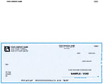 Custom Continuous Multipurpose Voucher Checks For RealWorld®, 9 1/2" x 7", 2-Part, Box Of 250