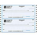 Custom Continuous Multipurpose Draft Checks For MECA®, 9 1/2" x 3 1/2", 2-Part, Box Of 250 1 thumbnail image