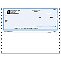 Custom Continuous Multipurpose Voucher Checks For ACCPAC®, 9 1/2" x 7", 2-Part, Box Of 250