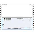 Continuous Multipurpose Voucher Checks For Great Plains®, 9 1/2" x 7", 2-Part, Box Of 250, MP89, Top Voucher
