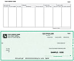 Continuous Accounts Payable Checks For RealWorld®, 9 1/2" x 7", 3-Part, Box Of 250, AP28, Bottom Voucher 1 thumbnail image