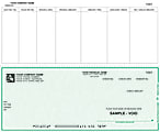 Continuous Accounts Payable Checks For Sage Peachtree®, 9 1/2" x 7", 3-Part, Box Of 250, AP34, Bottom Voucher