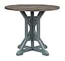 Coast to Coast Wharf Dining Table, 36"H x 42"W x 42"D, Bar Harbor Blue 1 thumbnail image