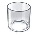 Azar Displays Deluxe Display Cylinders, Small Size, 4" x 4", Clear, Pack Of 4 1 thumbnail image