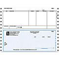 Custom Continuous Accounts Payable Checks For RealWorld®, 9 1/2" x 7", 3-Part, Box Of 250, C3-AP84J