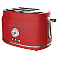 Frigidaire 2-Slice 900-Watt Retro Stainless Steel Toaster, Red 1 thumbnail image