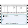 Custom Continuous Payroll Checks For Great Plains®, 9 1/2" x 7", 3-Part, Box Of 250