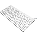 Man & Machine Premium Waterproof Disinfectable Silent 12" Keyboard - Cable Connectivity - USB Interface - SCLPBKLW5 1 thumbnail image