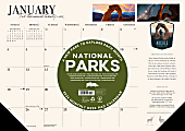 2026 Willow Creek Press Monthly Desk Pad Calendar, 12" x 17", National Parks, January To December, 57124 1 thumbnail image
