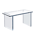 Azar Displays Thick Deluxe Acrylic Riser With Bumpers, 12"H x 22"W x 10"D, Clear 1 thumbnail image