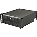 Rosewill RSV-R4000 Server Case - Rack-mountable - Black - Steel - 4U - 11 x Bay - 4 x Fan(s) Installed - SSI CEB, ATX Motherboard Supported - 23.10 lb - 4 x Fan(s) Supported - 3 x External 5.25" Bay - 8 x Internal 3.5" Bay - 7x Slot(s) - 2 x USB(s)