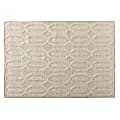Baxton Studio Murray Handwoven Wool Area Rug, 5-1/4' x 7-1/2', Ivory 1 thumbnail image