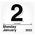 AT-A-GLANCE “Today Is” 2023 RY Daily Wall Calendar Refill, Large, 8 1/2" x 8"