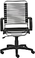 Eurostyle Bradley Bungie High-Back Commercial Office Chair, Black/Silver