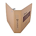 ReBinder™ Selec Chipboard D-Ring Binder, 2" Rings,t 100% Recycled, Brown Kraft