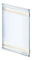 Azar Displays Acrylic Vertical Adhesive-Back Nameplates, 8"H x 6"W x 3/8"D, Clear, Pack Of 10 Nameplates 1 thumbnail image