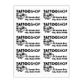 Custom 1-Color Laser Sheet Labels And Stickers, 2" x 4" Rectangle, 10 Labels Per Sheet, Box Of 100 Sheets 1 thumbnail image