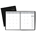 AT-A-GLANCE® Large 18-Month Academic Planner, 9" x 11", 30% Recycled, Black, July 2018 to December 2019 1 thumbnail image
