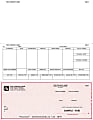 Custom Laser Payroll Checks For DACEASY®, 8 1/2" x 11", 2-Part, Box Of 250