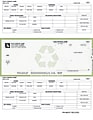 Laser Payroll Checks For RealWorld®, 8 1/2" x 11", 2-Part, Box Of 250, CP49, Middle Voucher