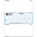 Custom Laser Multipurpose Voucher Checks, For Sage Peachtree®, 8 1/2" x 11", 2-Part, Box Of 250