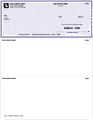 Custom Laser Multipurpose Voucher Checks, For Parsons®, M.Y.O.B®, 8 1/2" x 11", 2-Part, Box Of 250