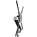 Ergotron Mounting Arm for Flat Panel Display - Polished Aluminum, Black - Adjustable - 30" to 60" Screen Support - 45304026 1 thumbnail image