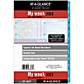 AT-A-GLANCE 2023 RY Seascapes Weekly Monthly Planner Refill, Loose-Leaf, Desk Size, 5 1/2" x 8 1/2" 1 thumbnail image