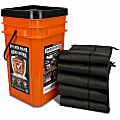 Quick Dam Grab & Go Flood Control Kit, 3.5"H, Black, 5 / Carton 1 thumbnail image