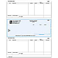 Laser Accounts Payable Checks For RealWorld®, 8 1/2" x 11", Box Of 250, AP84, Middle Voucher 1 thumbnail image