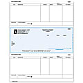 Laser Accounts Payable Checks For RealWorld®, 8 1/2" x 11", Box Of 250, AP84, Middle Voucher